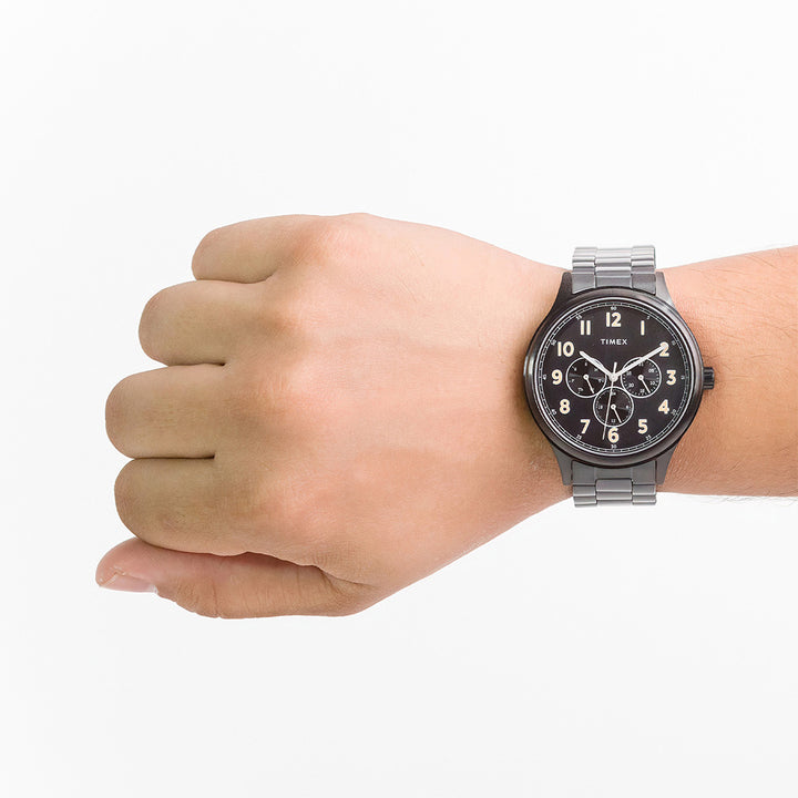Discoverer Multifunction 43mm Stainless Steel Band