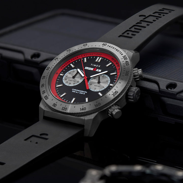 Timex® Ironman® Challenger Chronograph 44mm Silicone Band