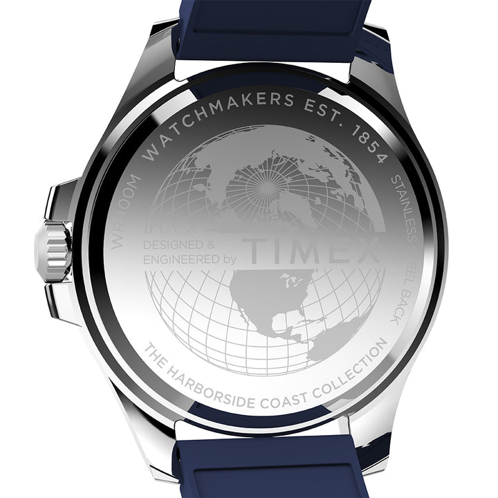 Harborside Coast Date 43mm Rubber Band