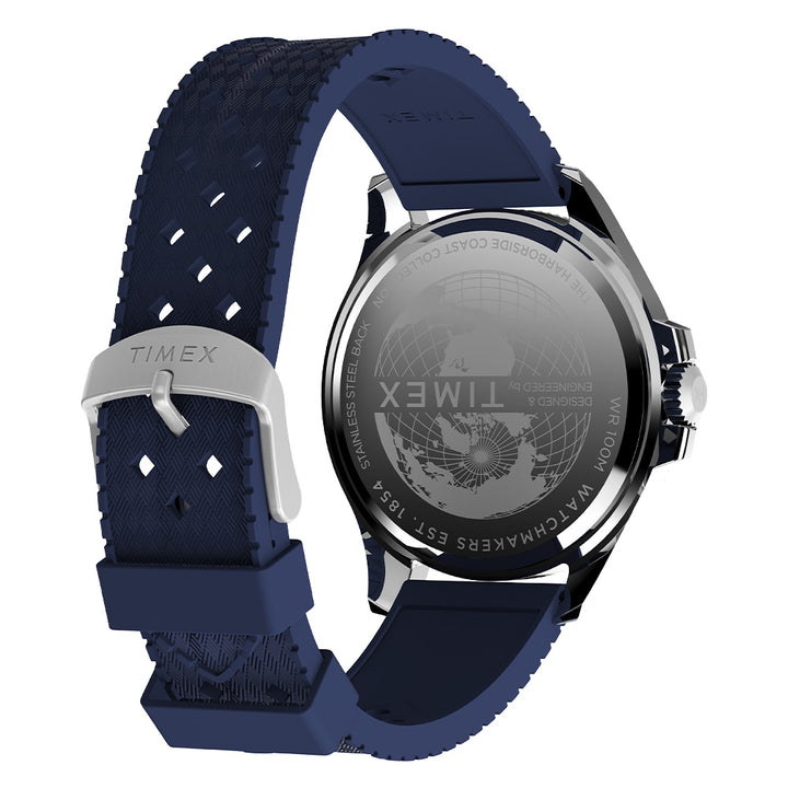 Harborside Coast Date 43mm Rubber Band