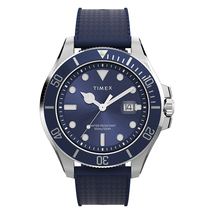 Harborside Coast Date 43mm Rubber Band