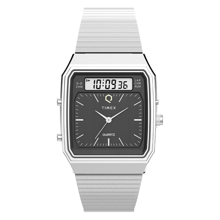 Q Timex® 1982 Reissue Anadigi 33mm Stainless Steel Band