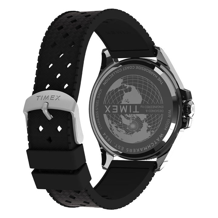 Harborside Coast Date 43mm Rubber Band