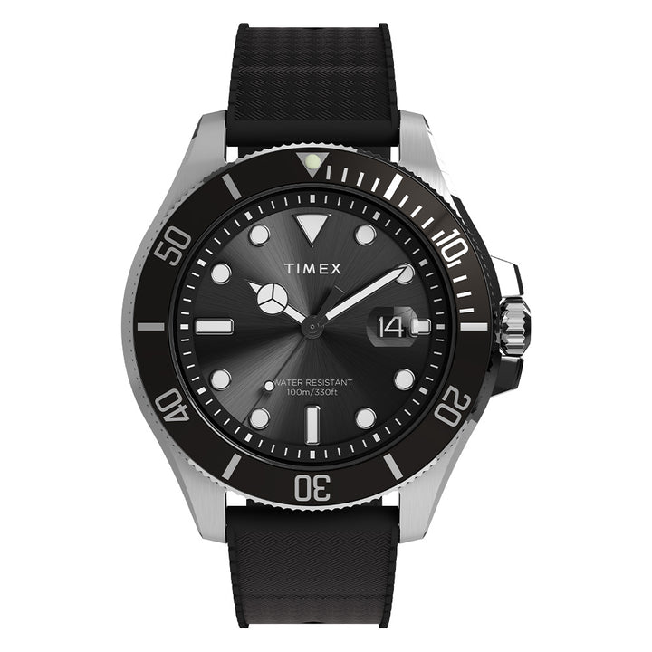 Harborside Coast Date 43mm Rubber Band