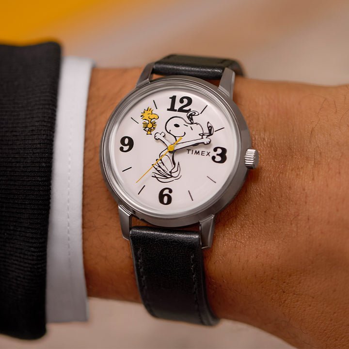 Timex X Peanuts® Marlin® 75Th Anniversary Edition 3-Hand 38mm Leather Band