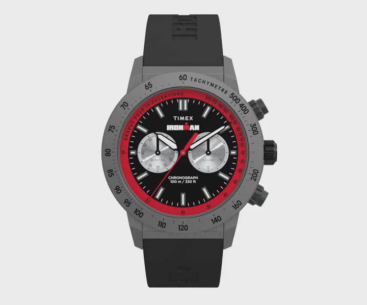 Timex® Ironman® Challenger Chronograph 44mm Silicone Band