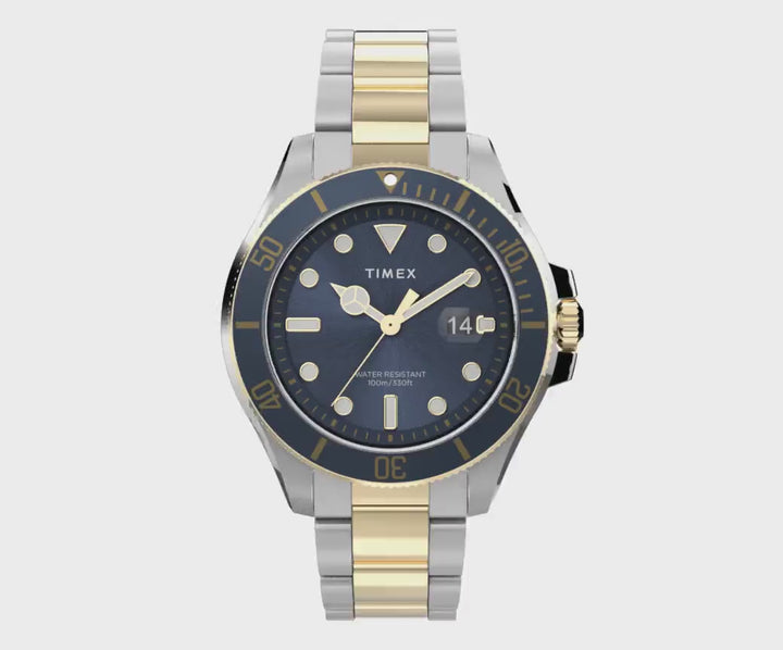 Harborside Coast Date 43mm Stainless Steel Band