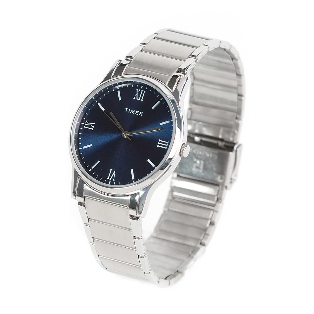 Classic Analog 3-Hand 46mm Stainless Steel Band