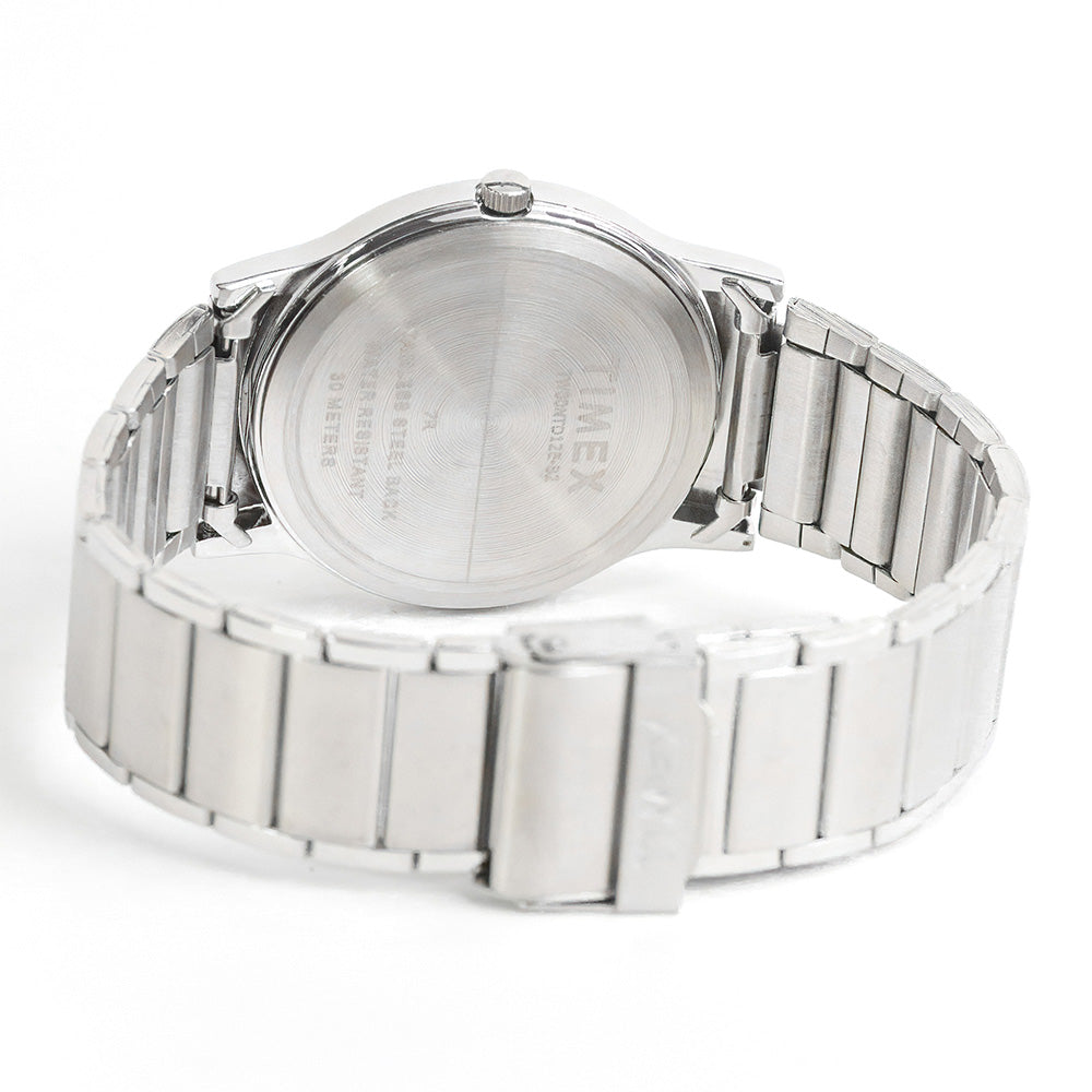 Classic Analog 3-Hand 39mm Stainless Steel Band