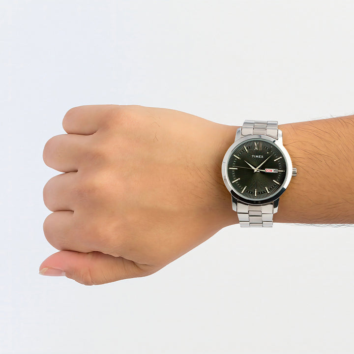 Benedict Day-Date 39mm Stainless Steel Band