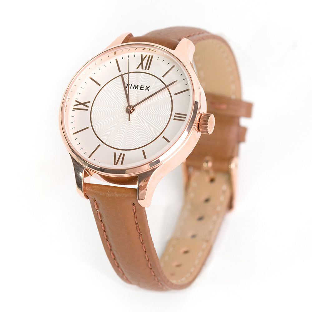 Sharon 3-Hand 36mm Leather Band