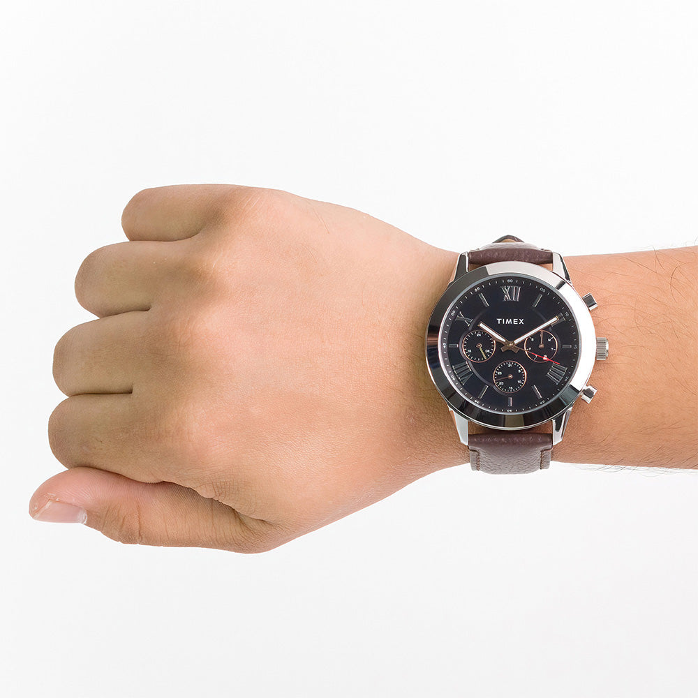 Thompson Multifunction 45mm Leather Band