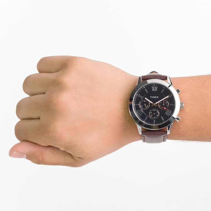 Thompson Multifunction 45mm Leather Band