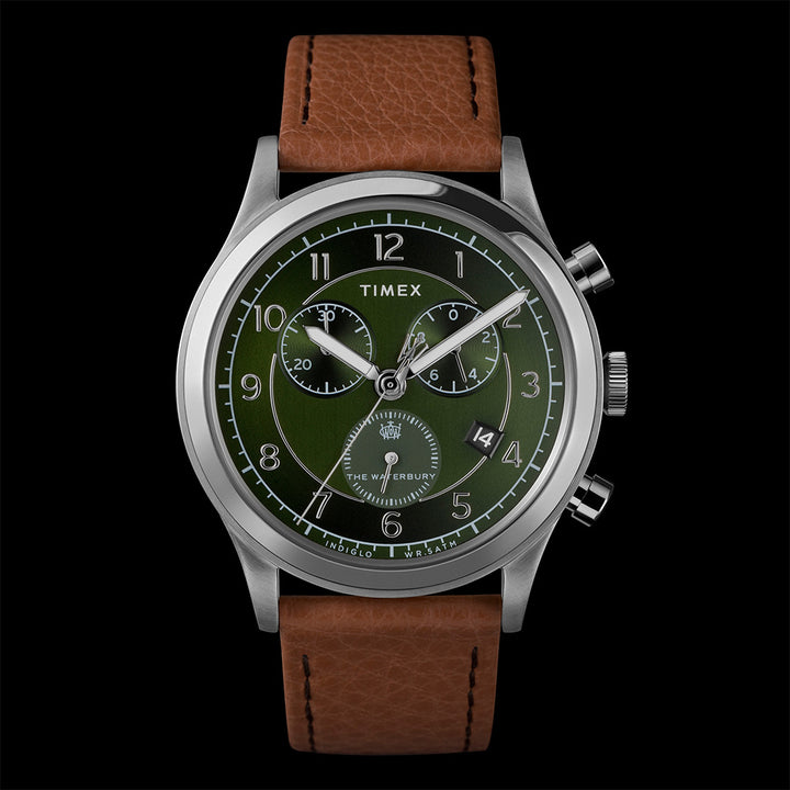 Waterbury Traditional Chronograph 42mm Leather Band