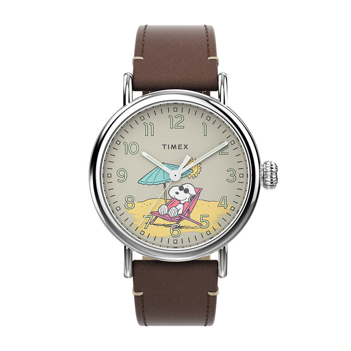 Standard x Peanuts 3-Hand 40mm Leather Band