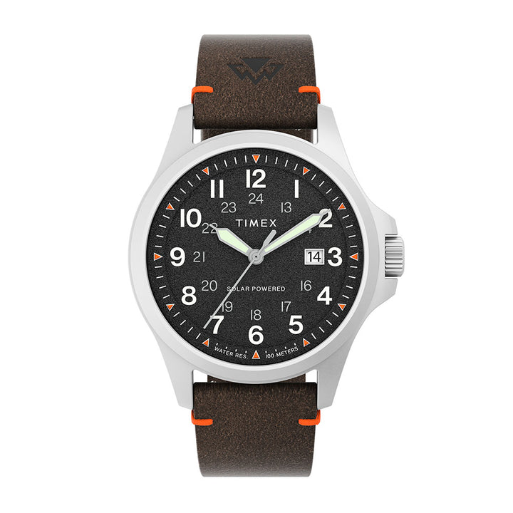 Expedition North Field Solar Date 41mm Leather Band