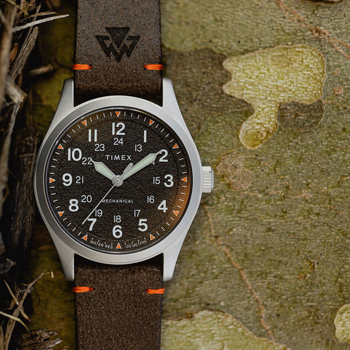 North Field Post Mechanical 3-Hand 41mm Leather Band