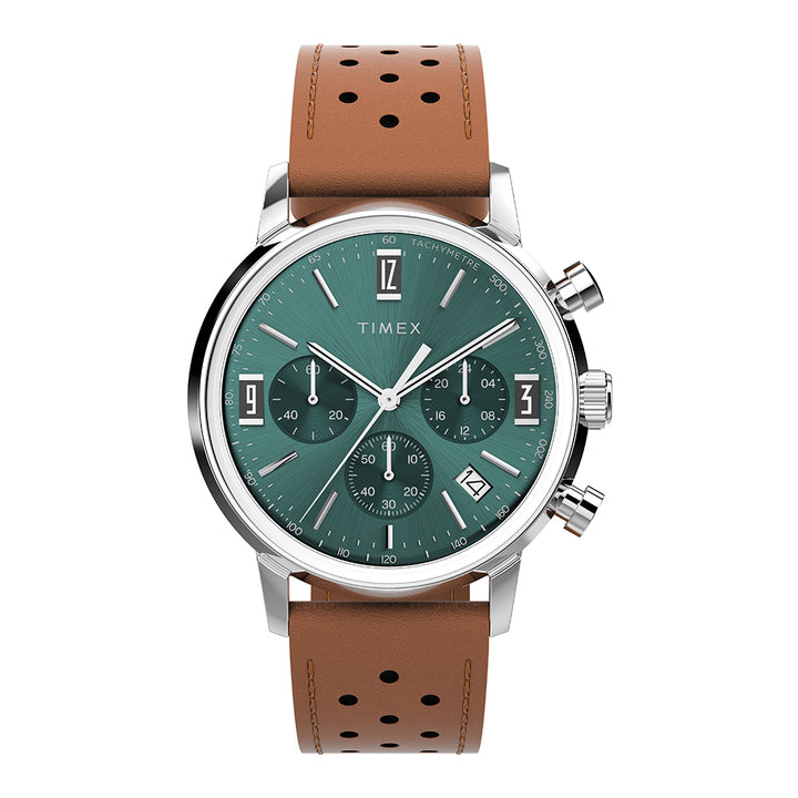 Marlin Quartz Chronograph 40mm Leather Band