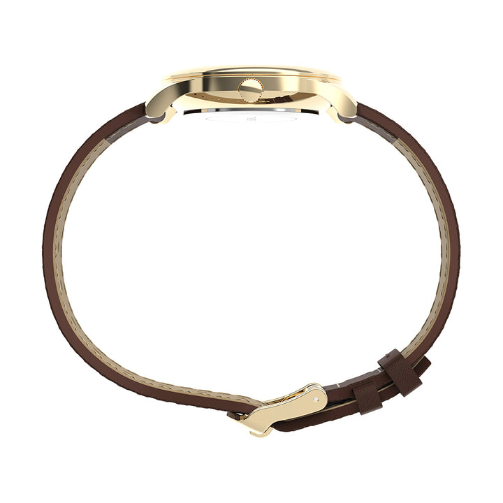 Modern Easy Reader 3-Hand 32mm Leather Band