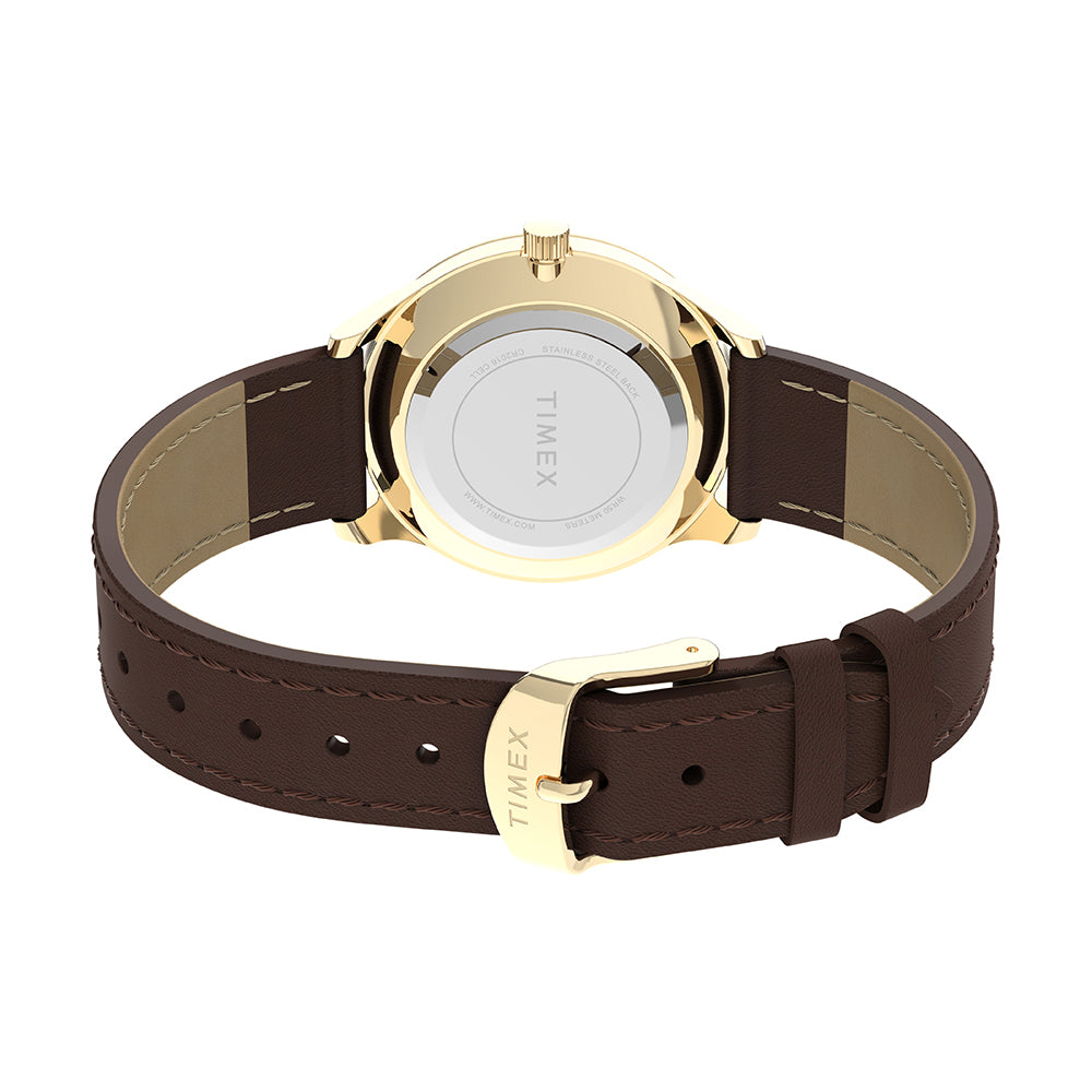 Modern Easy Reader 3-Hand 32mm Leather Band