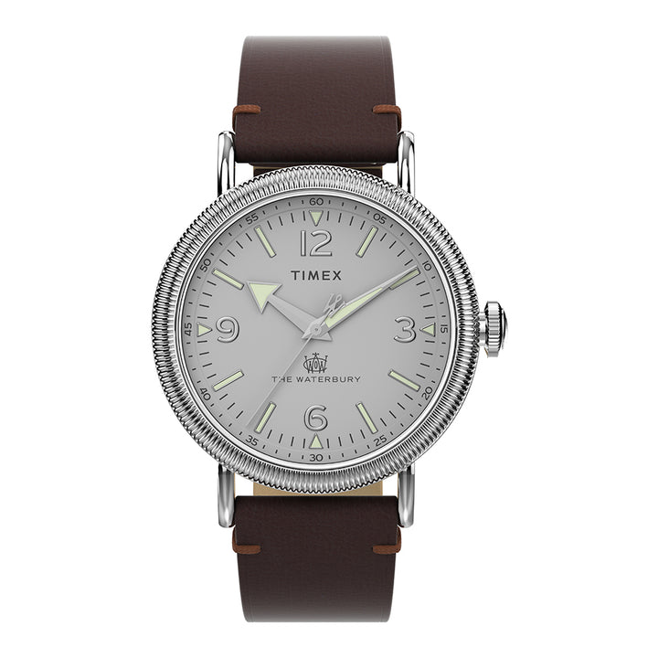 Waterbury Standard 3-Hand 40mm Leather Band