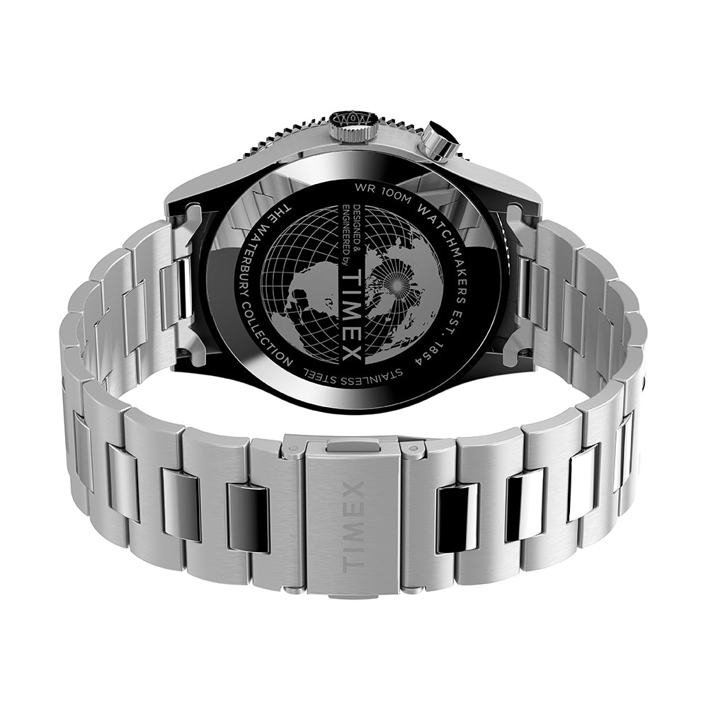 Waterbury Traditional GMT Date 39mm Stainless Steel Band