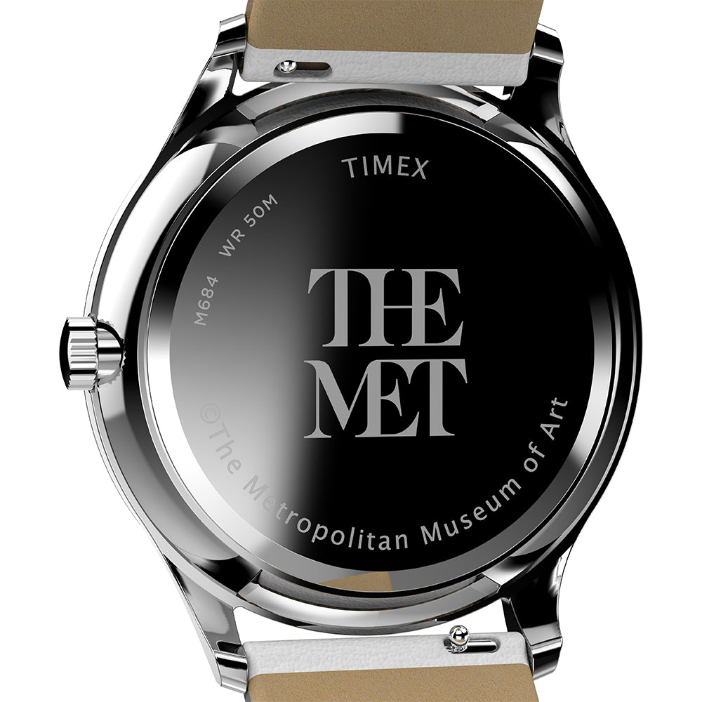 The Met Van Gogh 3-Hand 40mm Leather Band