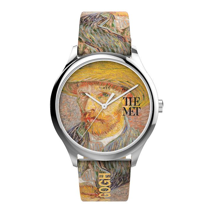 The Met Van Gogh 3-Hand 40mm Leather Band