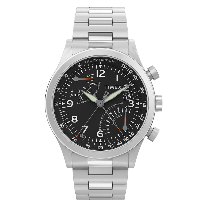 Waterbury Chronograph 42mm Stainless Steel Band