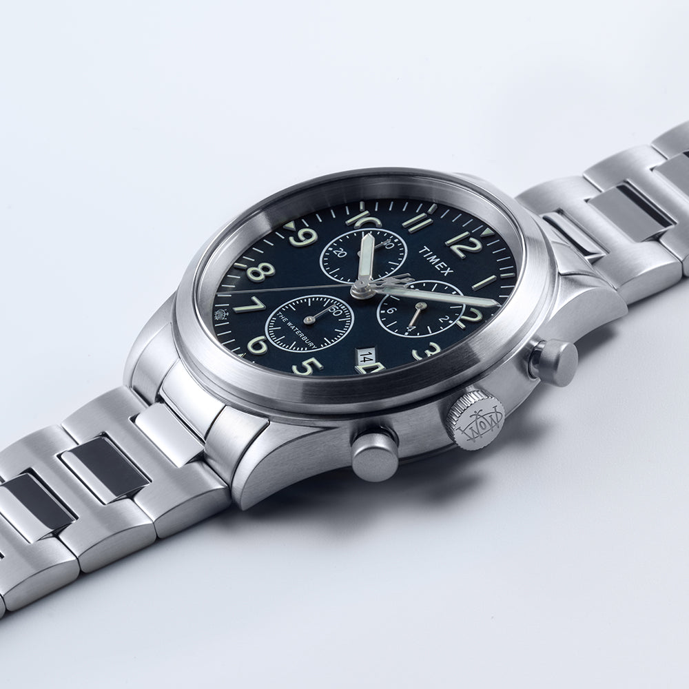 Waterbury Chronograph 42mm Stainless Steel Band