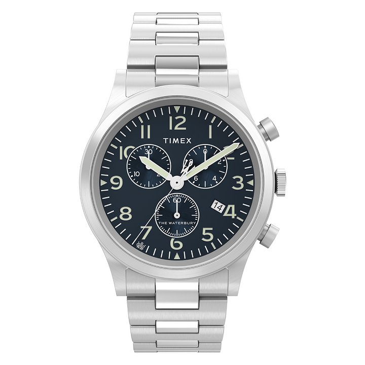 Waterbury Chronograph 42mm Stainless Steel Band