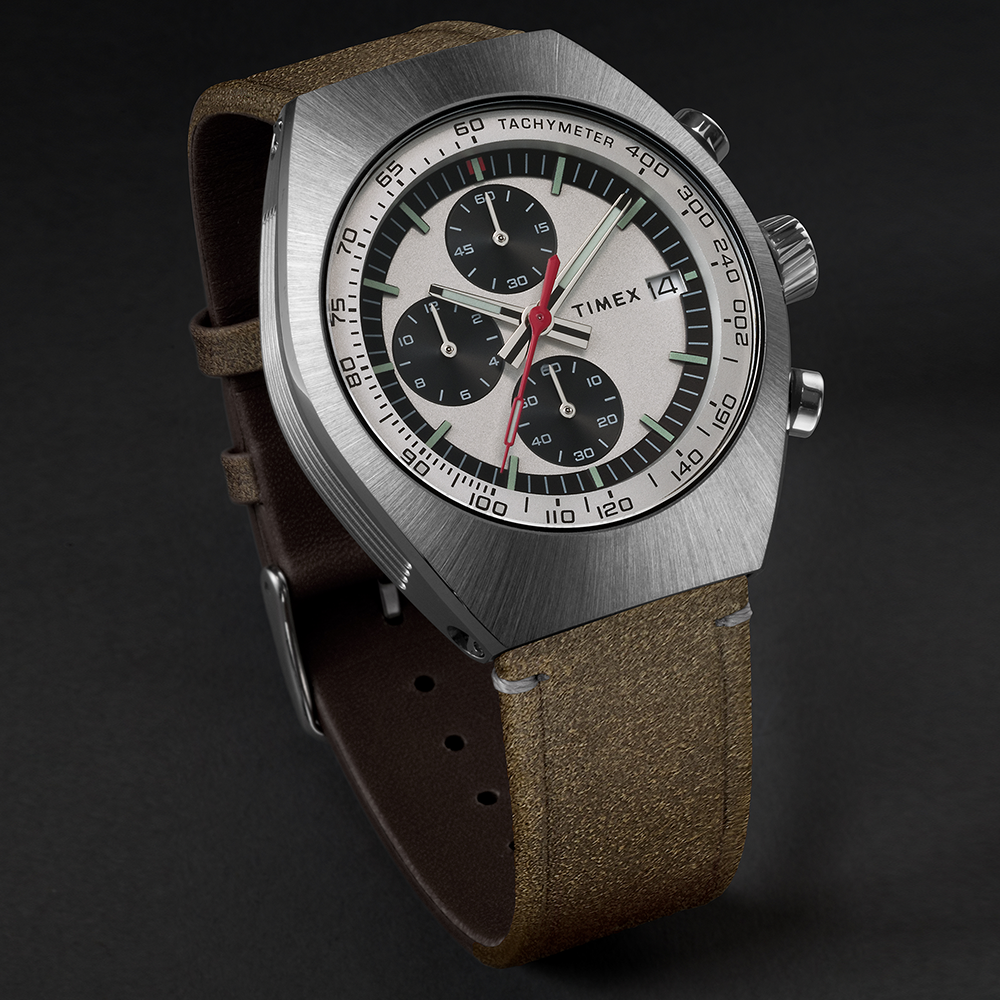 Legacy Tonneau Chronograph 42mm Leather Band