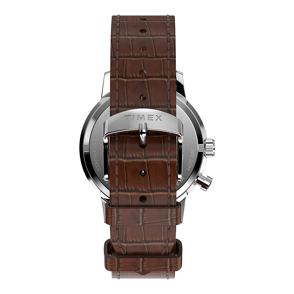 Marlin Moon Phase Multifunction 40mm Leather Band