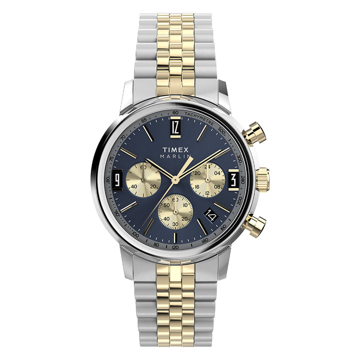 Marlin Quartz Chronograph 40mm Stainless Steel Band