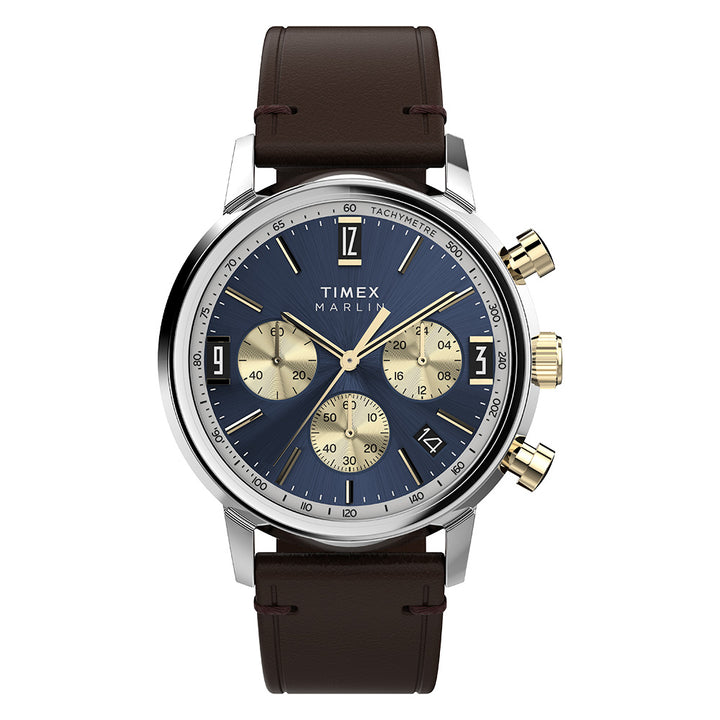 Marlin Quartz Chronograph 40mm Leather Band