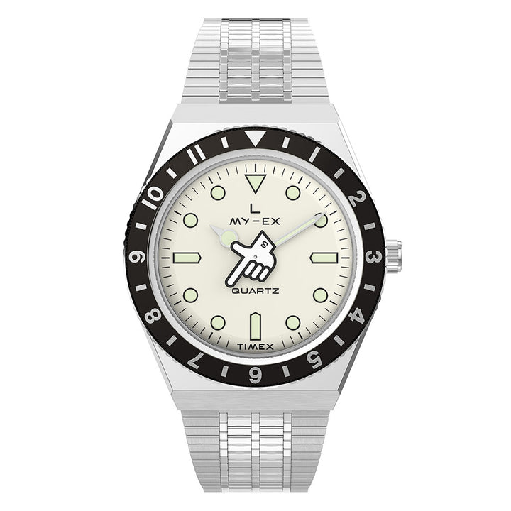 Q Timex Seconde 3-Hand 38mm Stainless Steel Band