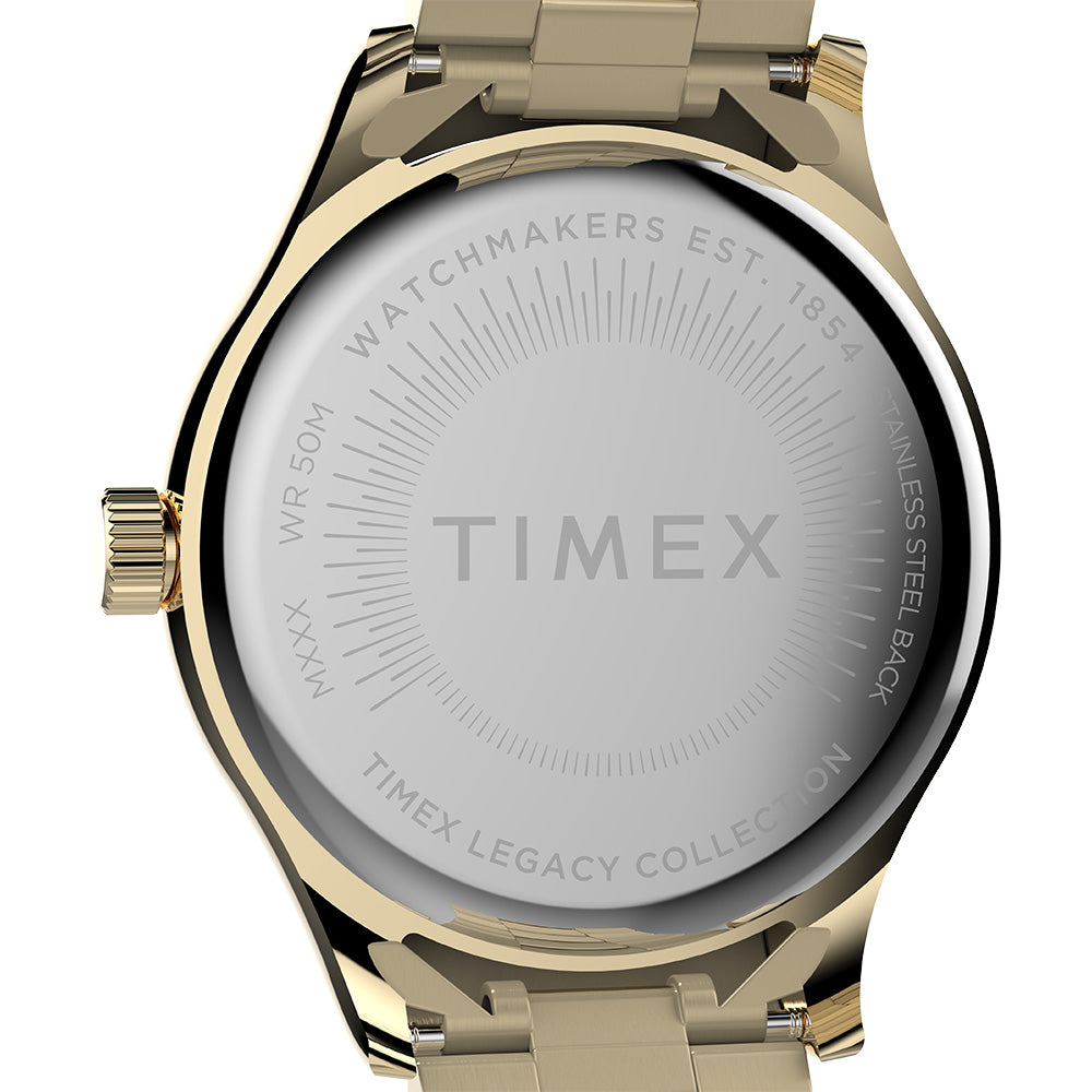 Timex Legacy 3-Hand 34mm Stainless Steel Band