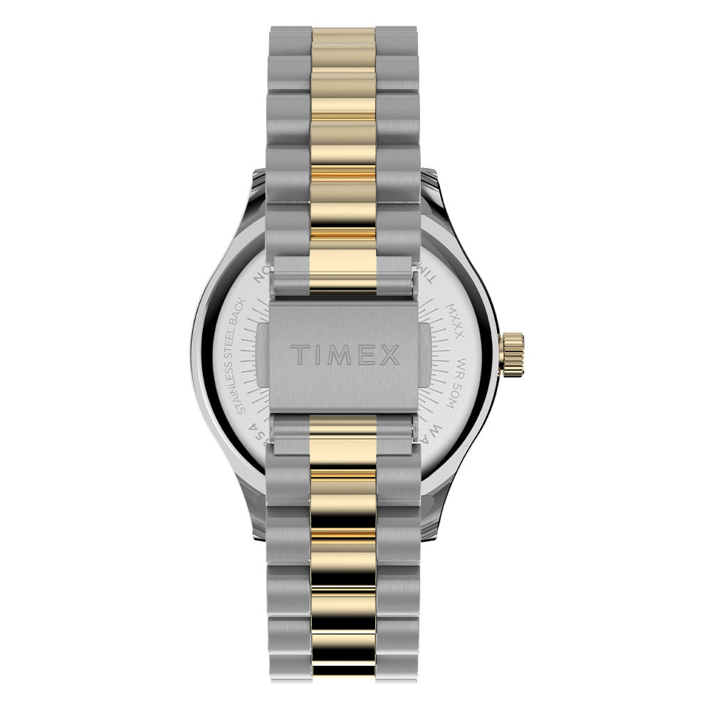 Timex Legacy 3-Hand 34mm Stainless Steel Band