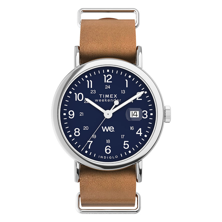 Weekender Date 40mm Leather Band