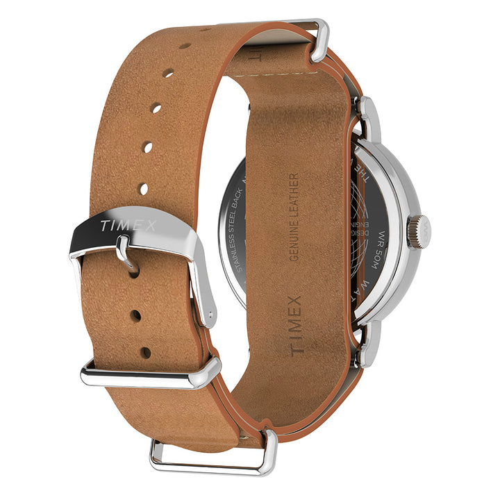 Weekender Date 40mm Leather Band