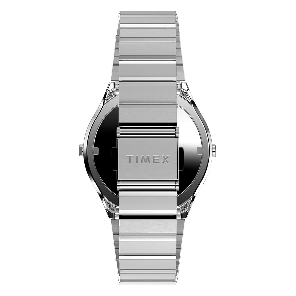Q Timex Reissue Digital 38mm Stainless Steel Band