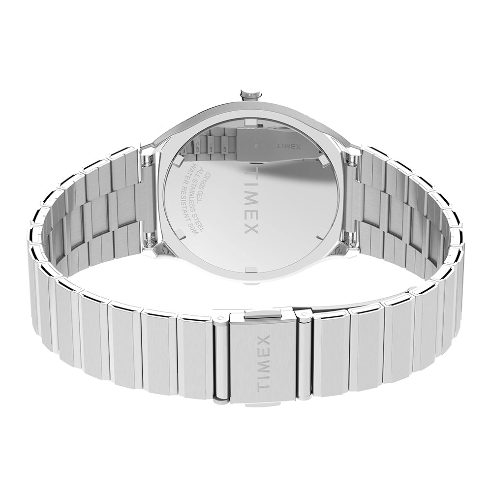 Q Timex Reissue Digital 38mm Stainless Steel Band
