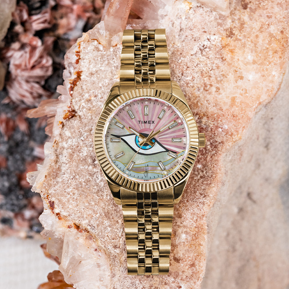 Timex Legacy x Jacquie Aiche 3-Hand 36mm Stainless Steel Band
