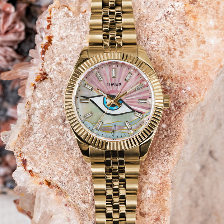 Timex Legacy x Jacquie Aiche 3-Hand 36mm Stainless Steel Band