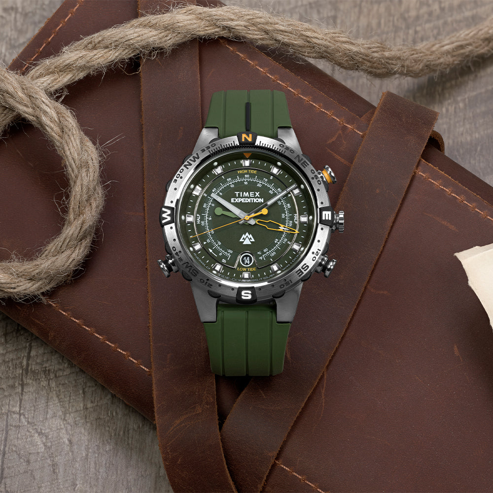 Expedition Tide-Temp-Compass 45mm Silicone Band