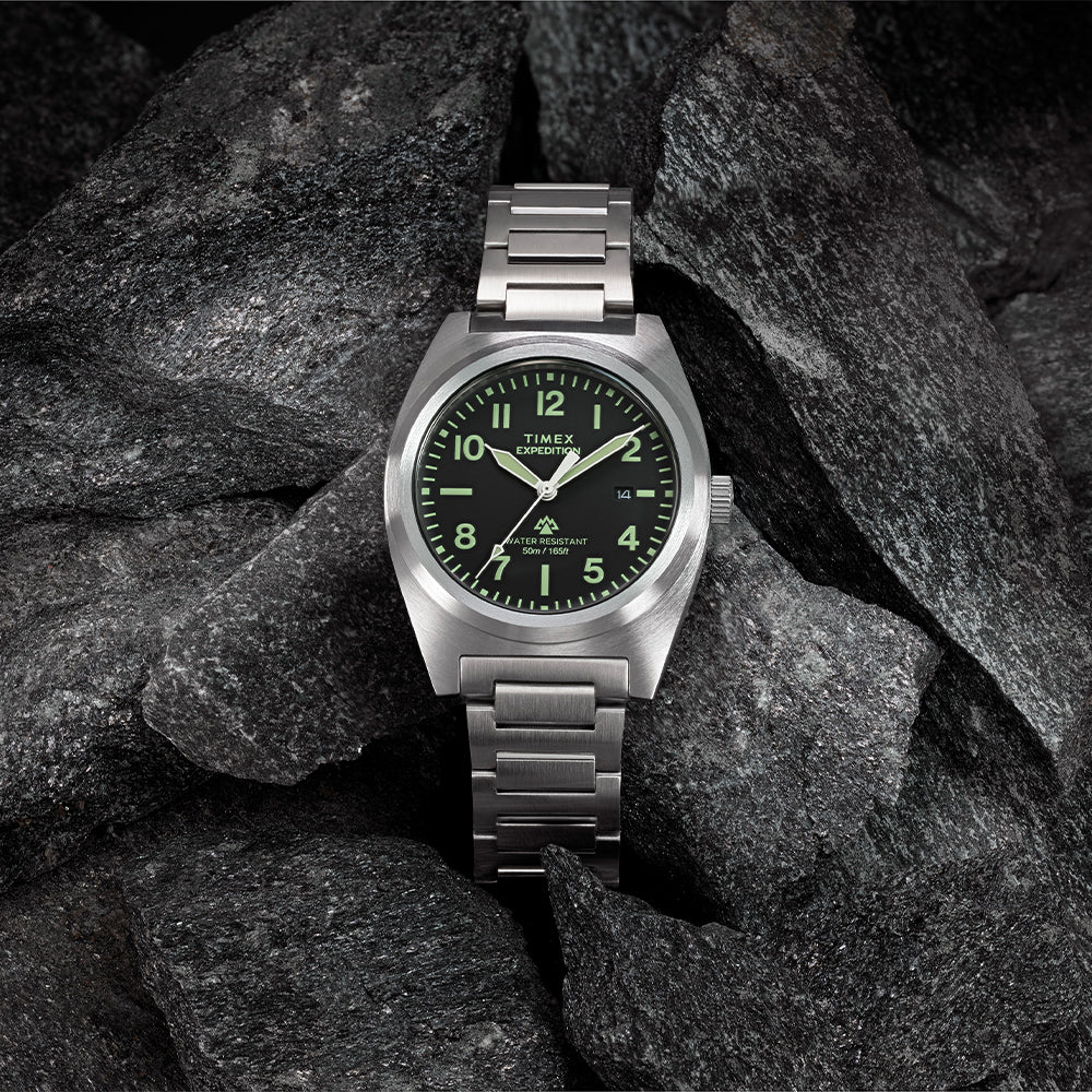 Expedition Field Date 39mm Stainless Steel Band