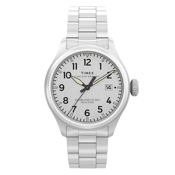 Waterbury Ace Date 41mm Stainless Steel Band