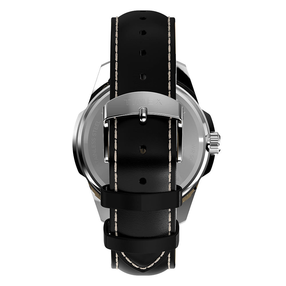 Essex Avenue Day-Date 45mm Leather Band