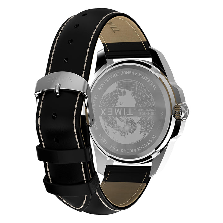 Essex Avenue Day-Date 45mm Leather Band