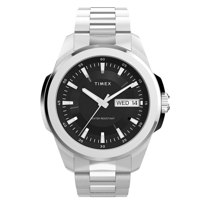 Essex Avenue Day-Date 45mm Stainless Steel Band